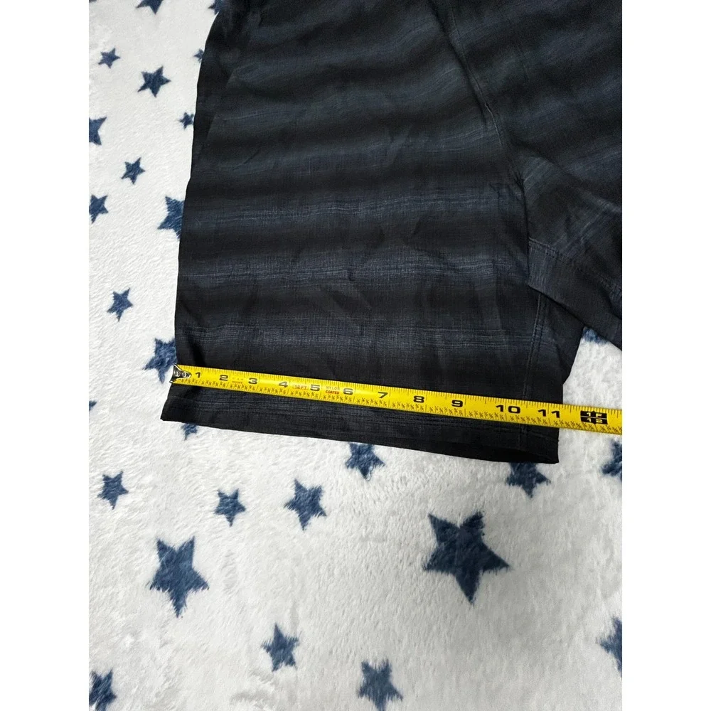 Hurley Mens L Black Board Shorts Swim Surf Stretch Hybrid Performance
